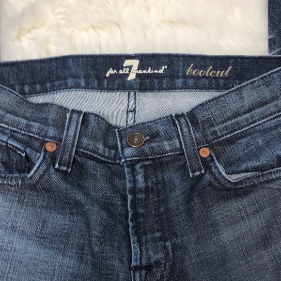 7 For All Mankind Denim - 7 for all mankind bootcut size 27 jeans
